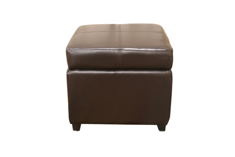 Small brown clearance ottoman